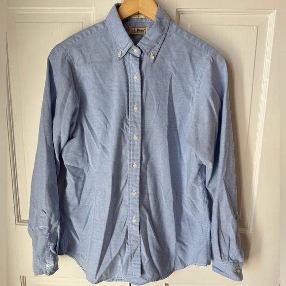 Vintage LL Bean Tailoring Button Down Dress Shirt - Picture 1 of 4